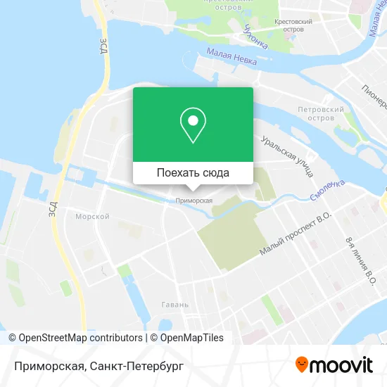 Карта Приморская