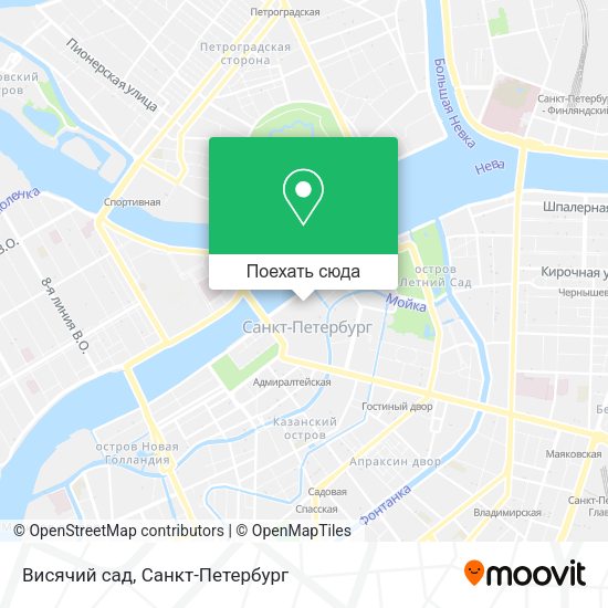 Карта Висячий сад