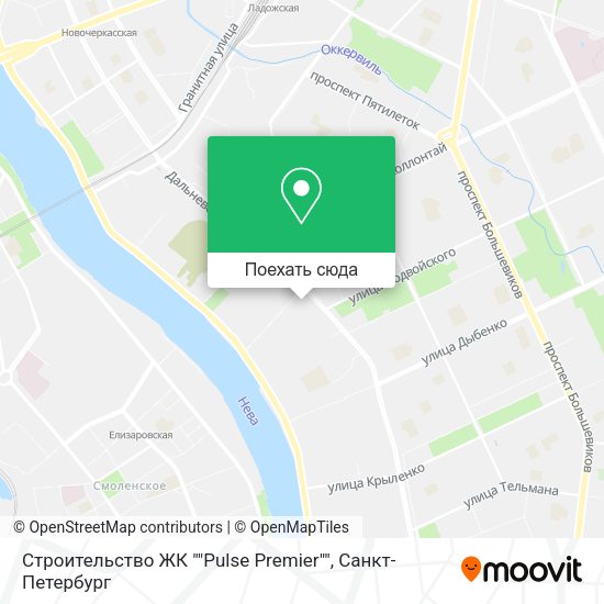 Карта Строительство ЖК ""Pulse Premier""