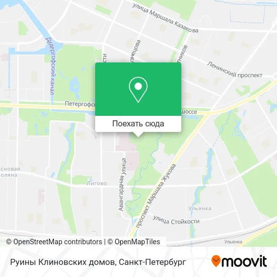 Карта Руины Клиновских домов