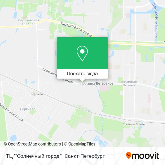 Карта ТЦ  ""Солнечный город""