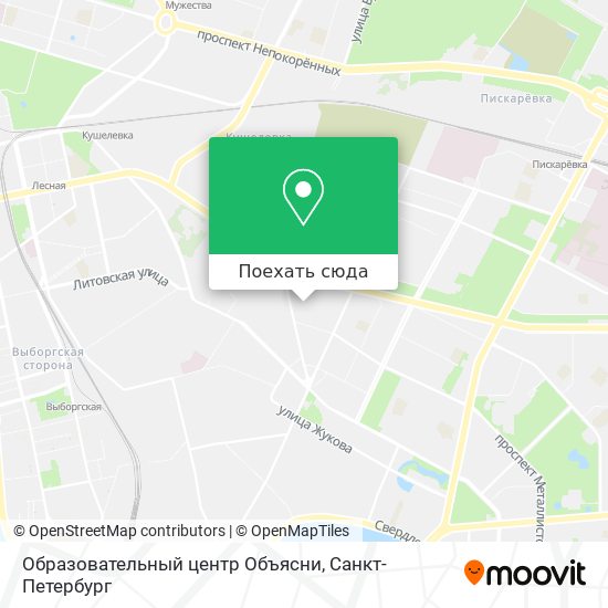 Карта Образовательный центр Объясни