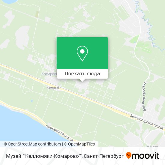 Карта Музей ""Келломяки-Комарово""