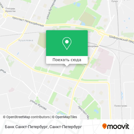 Карта Банк Санкт-Петербург