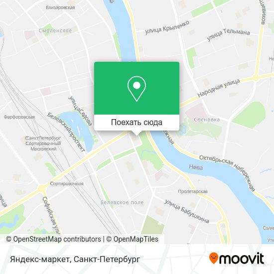 Карта Яндекс-маркет