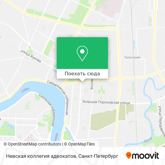 Карта Невская коллегия адвокатов