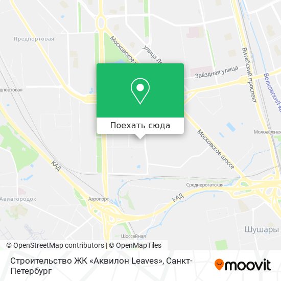 Карта Строительство ЖК «Аквилон Leaves»