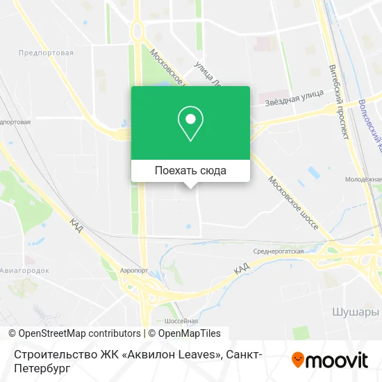 Карта Строительство ЖК «Аквилон Leaves»