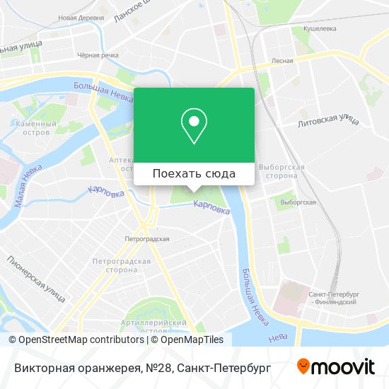 Карта Викторная оранжерея, №28