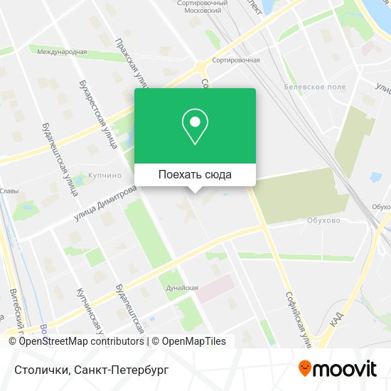 Карта Столички