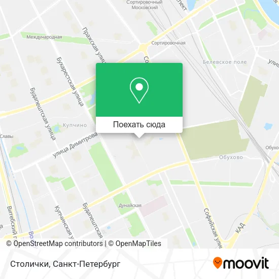 Карта Столички