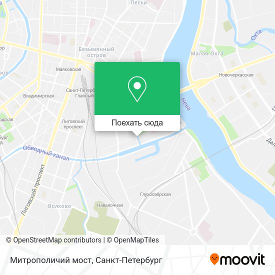 Карта Митрополичий мост