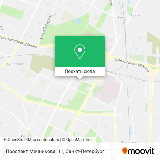 Карта Проспект Мечникова, 11