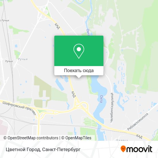 Карта Цветной Город