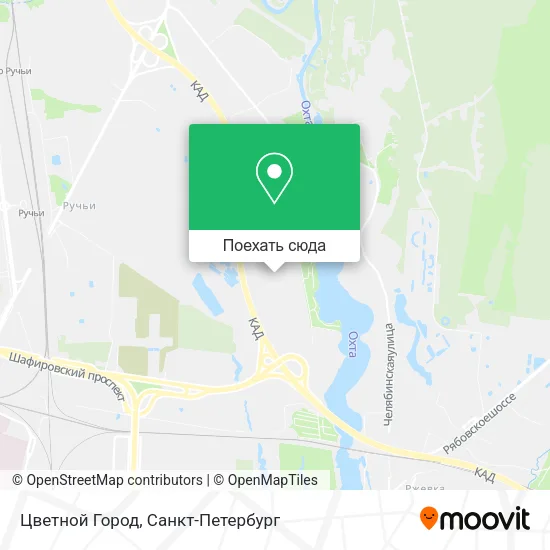 Карта Цветной Город
