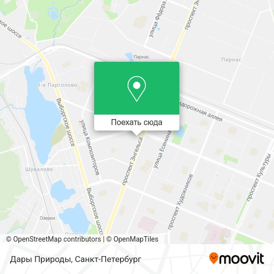 Карта Дары Природы