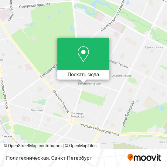 Карта Политехническая