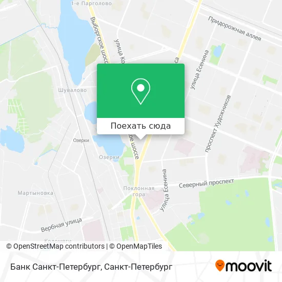 Карта Банк Санкт-Петербург