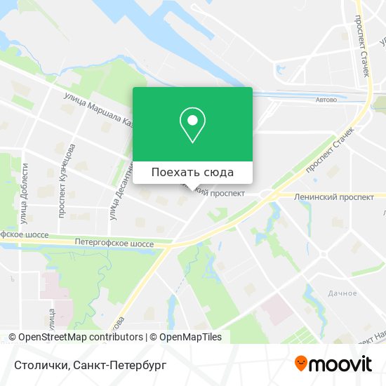 Карта Столички