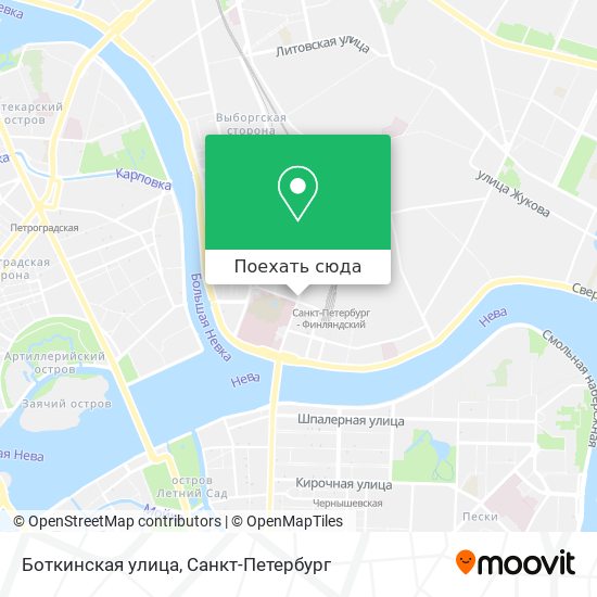 Карта Боткинская улица