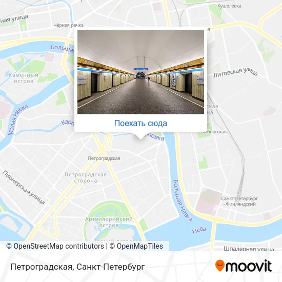 Карта Петроградская