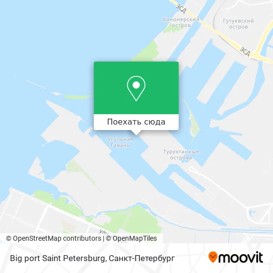 Карта Big port Saint Petersburg
