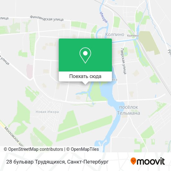 Карта 28 бульвар Трудящихся