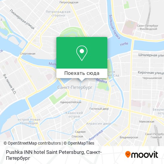Карта Pushka INN hotel Saint Petersburg