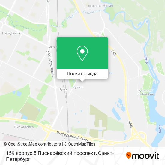 Карта 159 корпус 5 Пискарёвский проспект