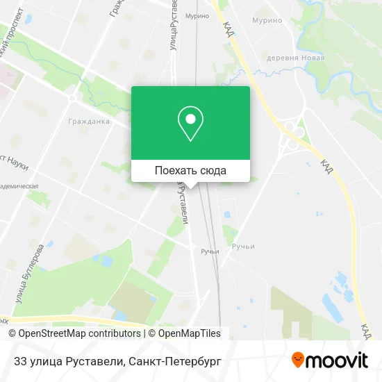 Карта 33 улица Руставели