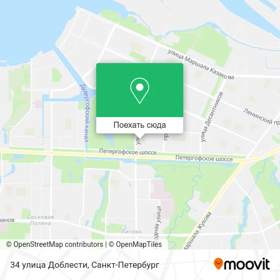 Карта 34 улица Доблести