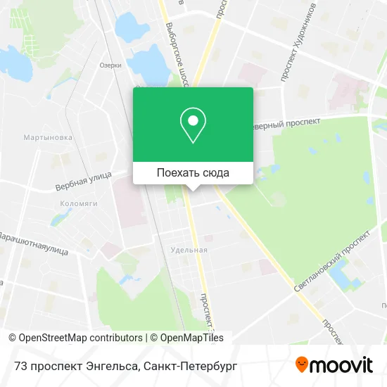 Карта 73 проспект Энгельса