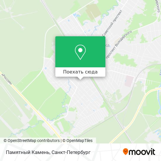 Карта Памятный Камень