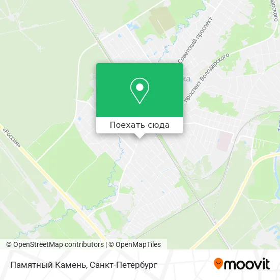 Карта Памятный Камень