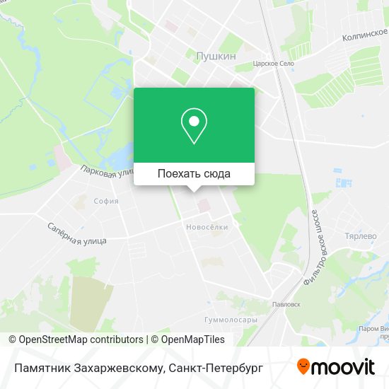Карта Памятник Захаржевскому