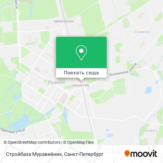 Карта Стройбаза Муравейник