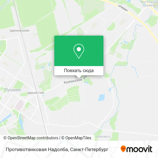 Карта Противотанковая Надолба
