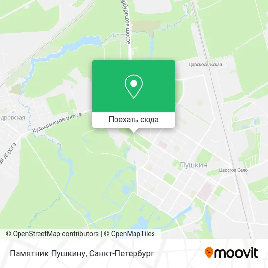 Карта Памятник Пушкину