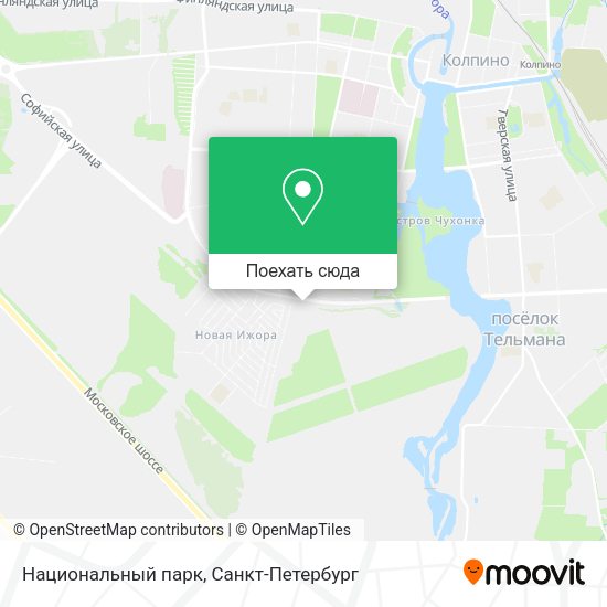 Карта Национальный парк