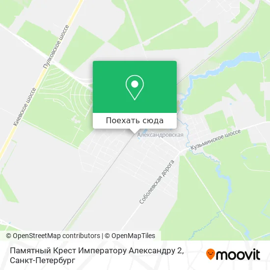 Карта Памятный Крест Императору Александру 2