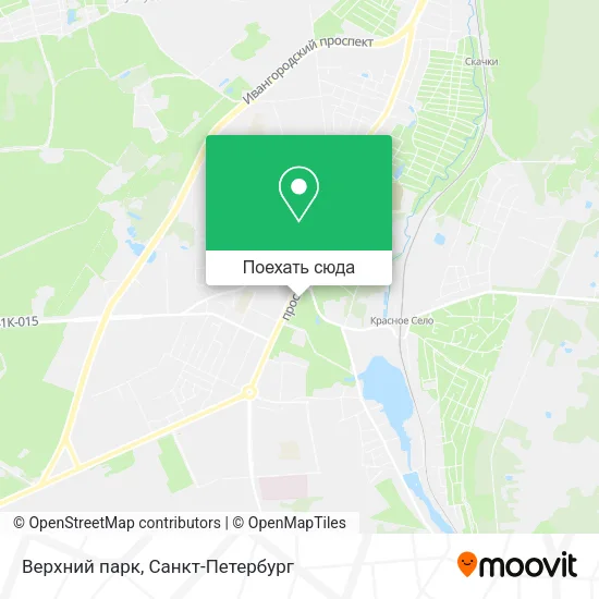 Карта Верхний парк