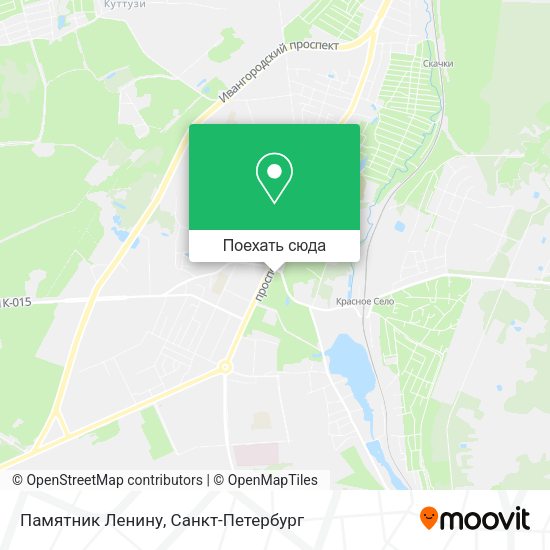 Карта Памятник Ленину