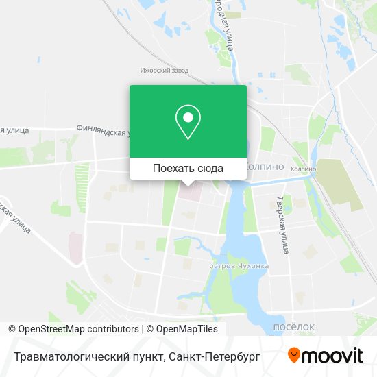 Карта Травматологический пункт