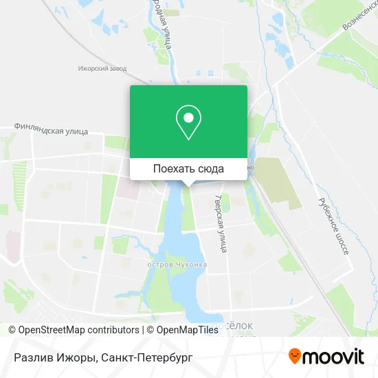 Карта Разлив Ижоры