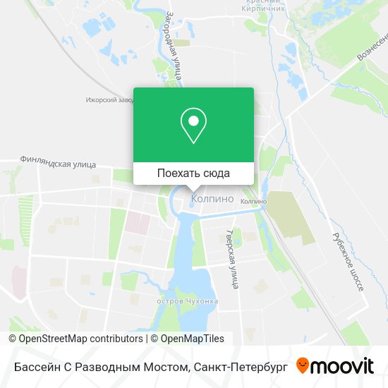 Карта Бассейн С Разводным Мостом