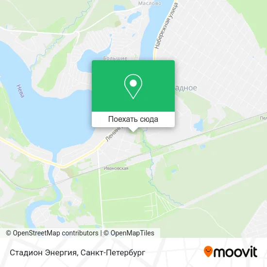 Карта Стадион Энергия