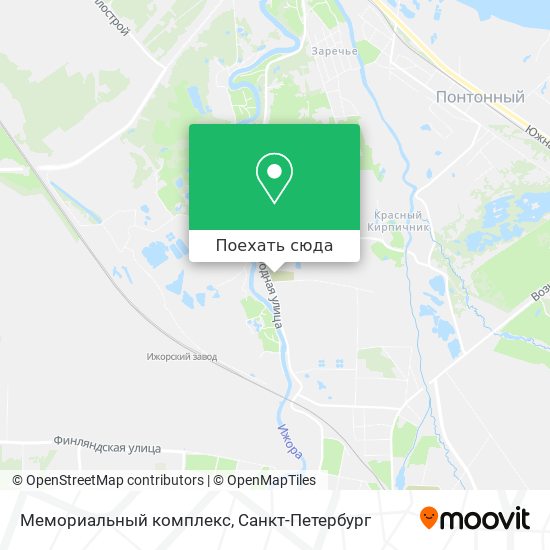 Карта Мемориальный комплекс