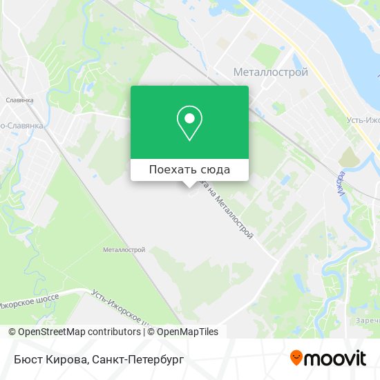 Карта Бюст Кирова
