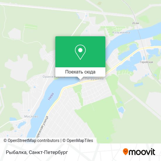 Карта Рыбалка