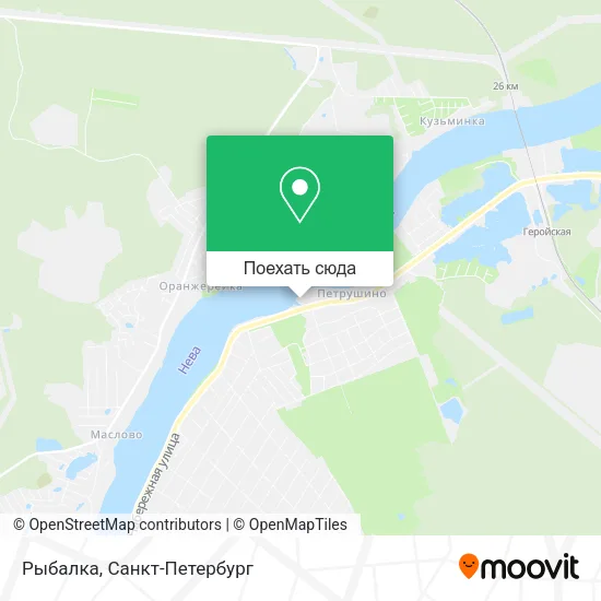 Карта Рыбалка